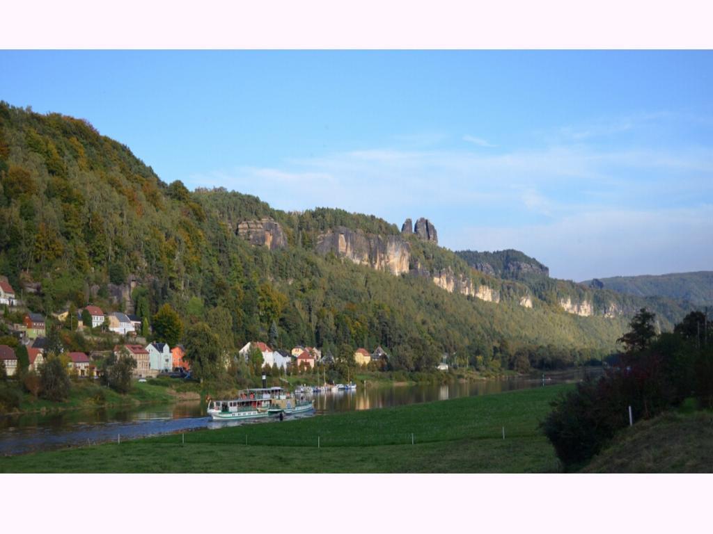 Pension Schwarz Bad Schandau Bagian luar foto