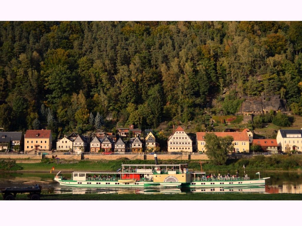 Pension Schwarz Bad Schandau Bagian luar foto