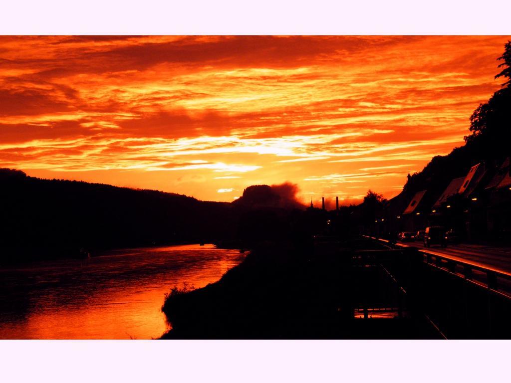 Pension Schwarz Bad Schandau Bagian luar foto